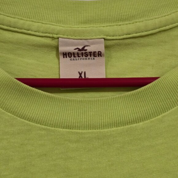 XL Lime green Hollister T-shirt - Picture 3 of 3